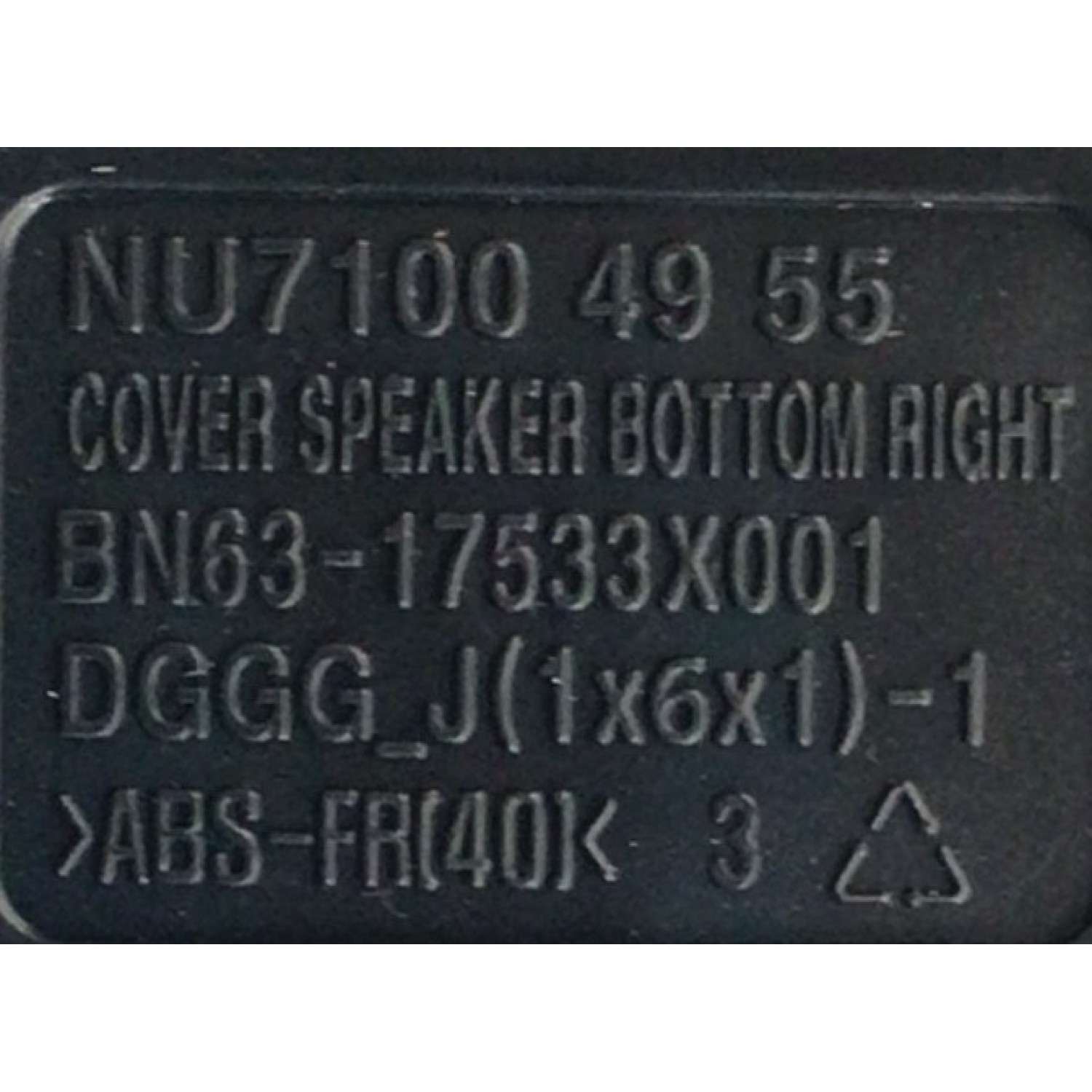 KIT DE BOCINAS (2PZS) SAMSUNG / NUMERO DE PARTE BN96-45632A / 10W / E18K05JV01 / BN63-17539X001 / BN9645632A / 45632A / MODELO UN55TU7000BXZA / UN75RU7100FXZA - Imagen 3